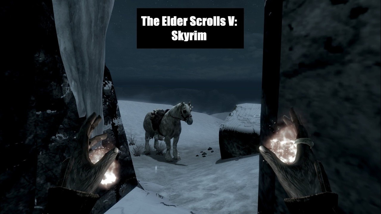The Elder Scrolls V: Skyrim - Зимнее путешествие на вершину горы к Партурнаксу - Pt.12
