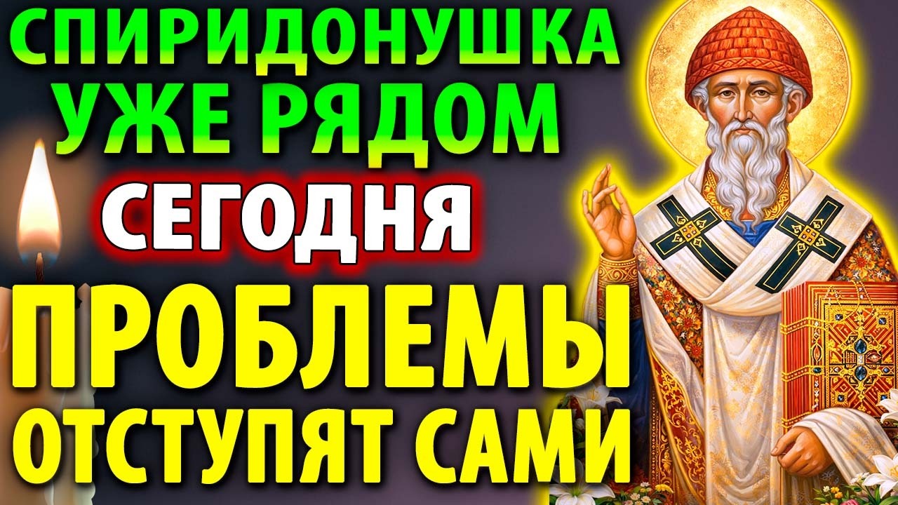 3 февраля СПИРИДОНУШКА РЯДОМ ПРЯМО СЕЙЧАС ВСЕ ПРОБЛЕМЫ ОТСТУПЯТ Сильная молитва святителю о помощи