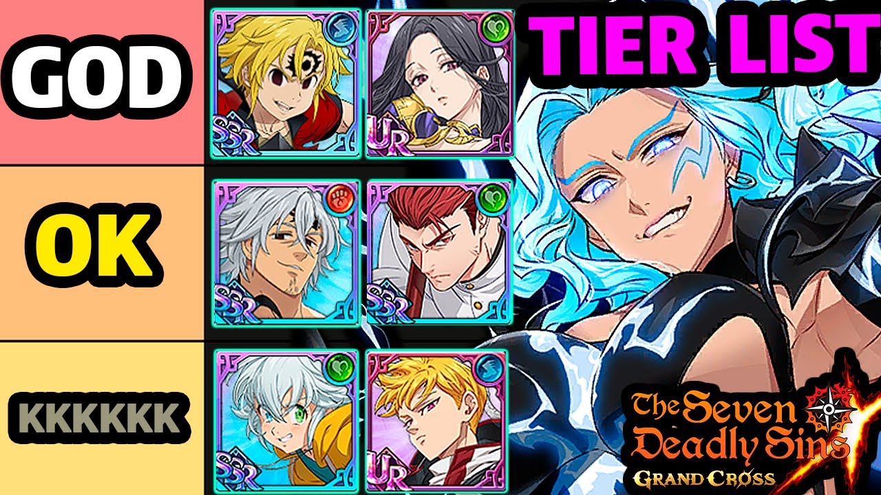 TIER LIST MELHORES PERSONAGENS DO GRAND CROSS! OUTUBRO 2025 - The Seven Deadly Sins Grand Cross