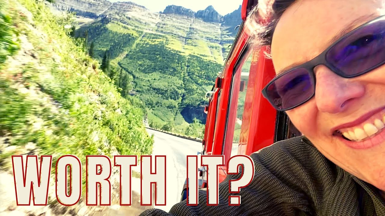 Going-to-the-Sun Road [in a GLACIER RED BUS] 🚘