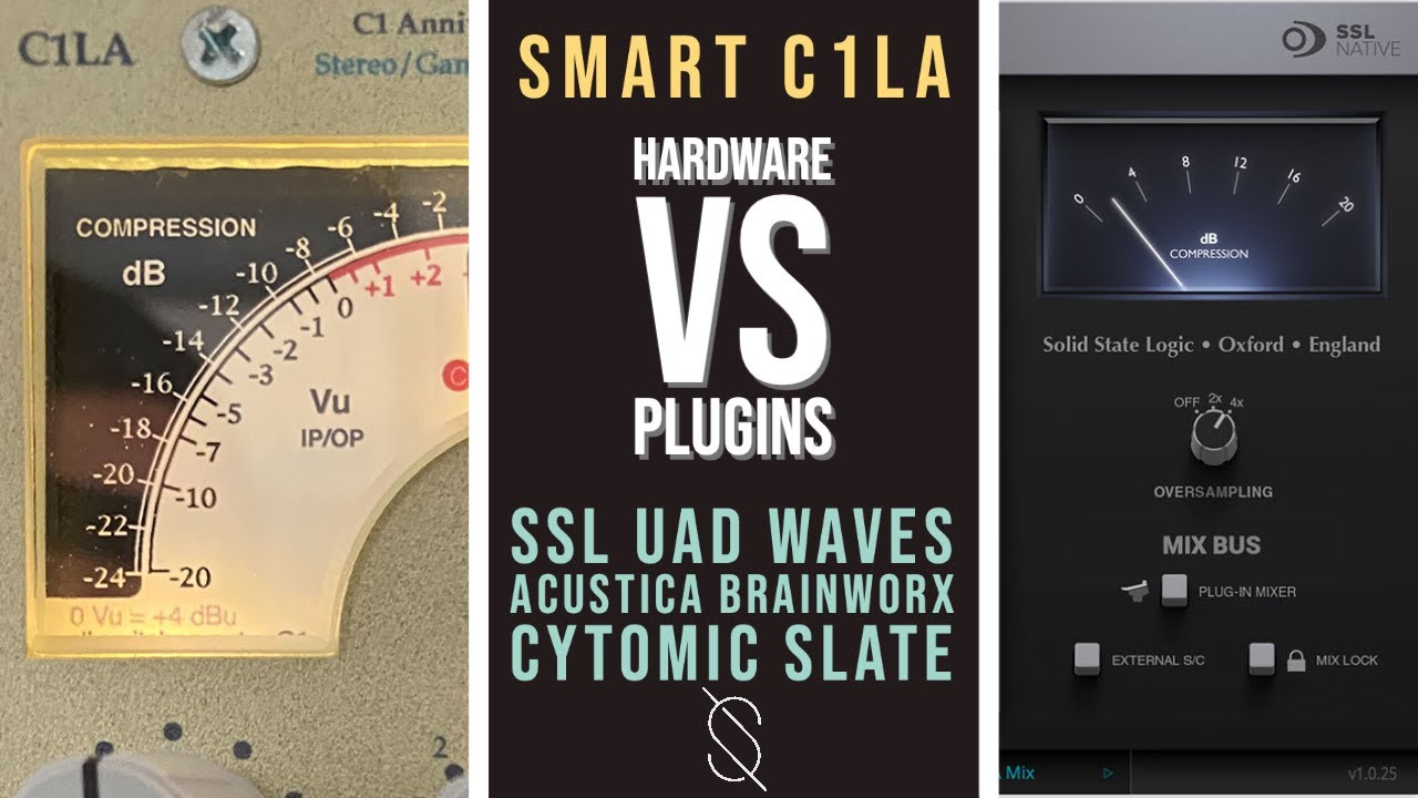 Тестирование клонов SSL Buss Compressor | Smart C1LA против плагинов