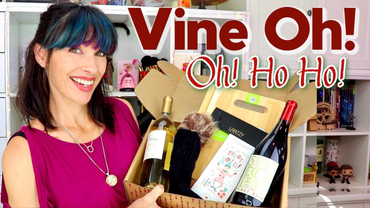 Vine Oh! Oh! Ho Ho! Box | Wine + Pampering Goodies Quarterly Subscription | Winter 2021