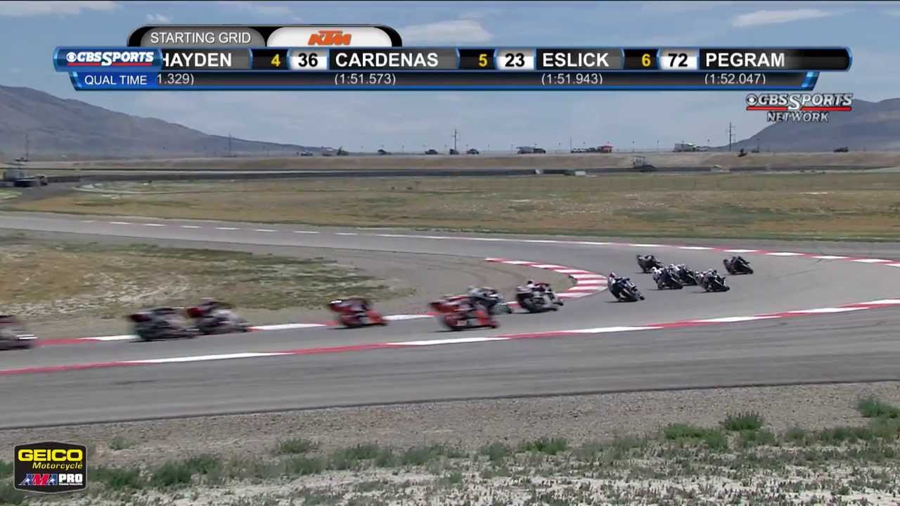 AMA Pro National Guard SuperBike FULL Race 2 Broadcast - Miller Motorsports Park - 2013