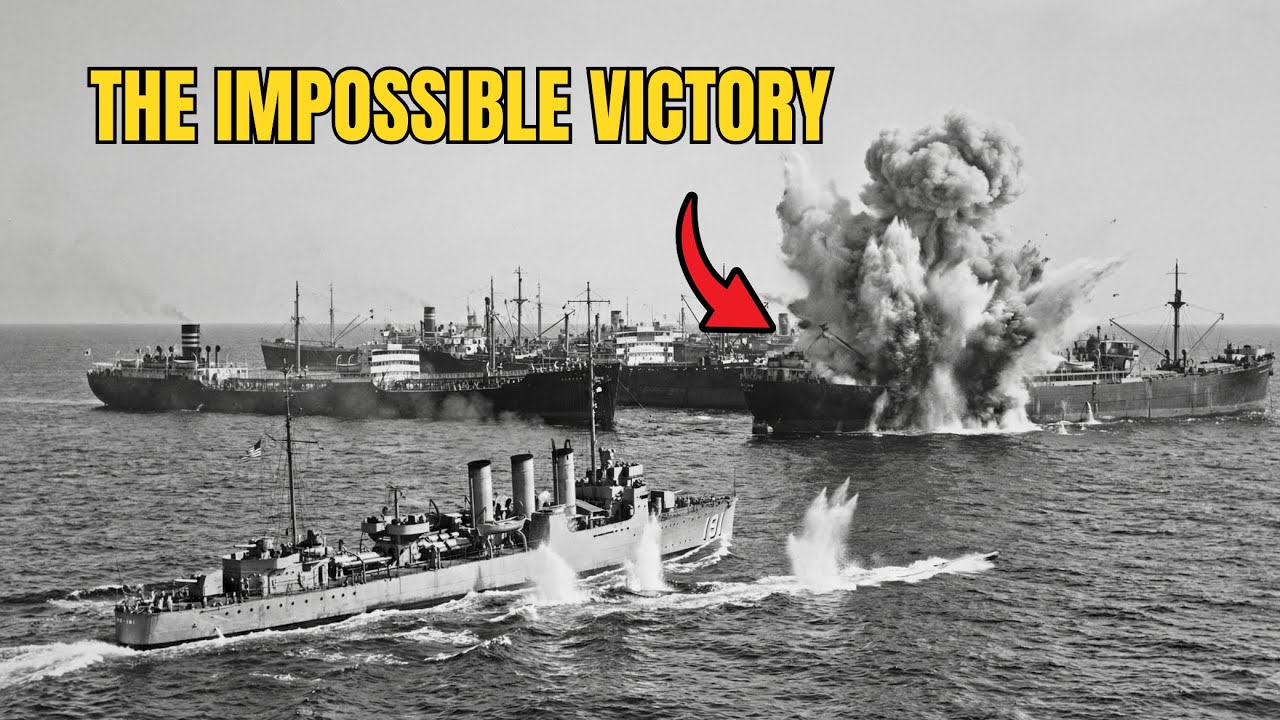 20 Japanese Ships vs 4 Obsolete Destroyers — America Called It A Suicide Run