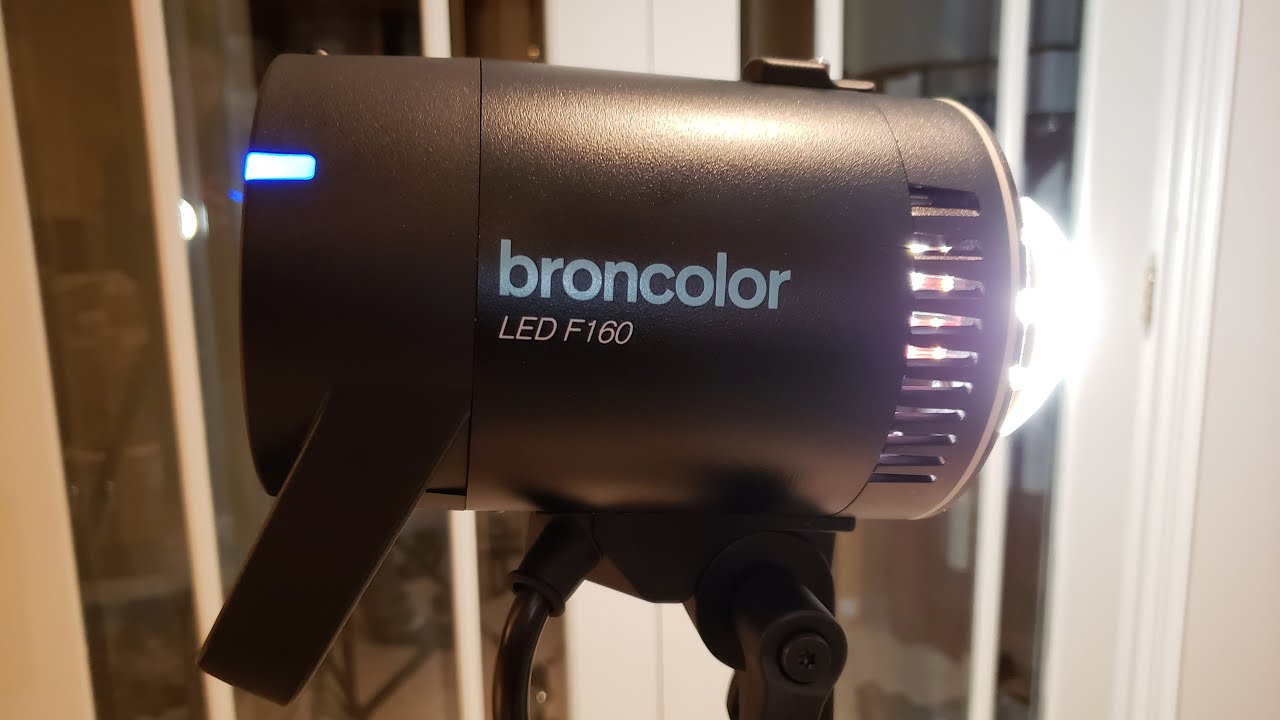 Broncolor F160 LED Monolight Unboxing & Run-through