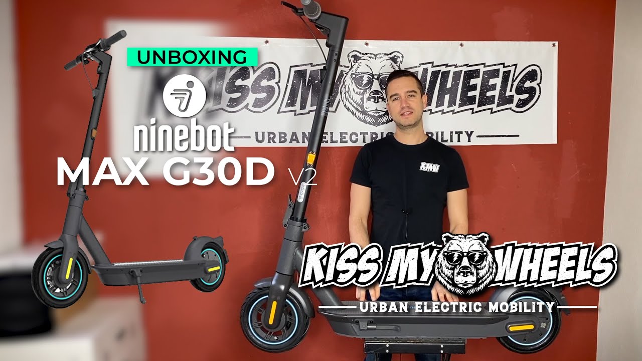 UNBOXING TROTTINETTE ELECTRIQUE NINEBOT MAX G30D V2 // Swiss Edition -Autonomie 65 Km / Moteur 350W