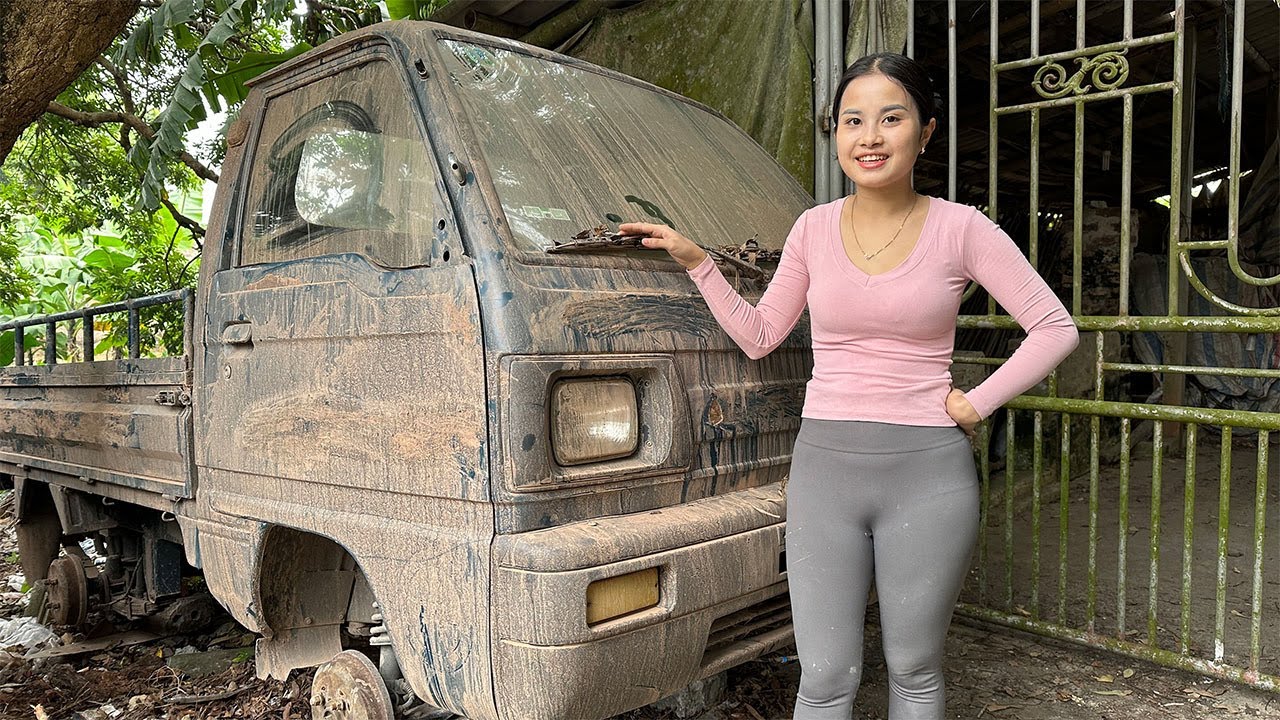 18-Year-Old Mechanic Girl Restores and Revives an Abandoned Suzuki Truck