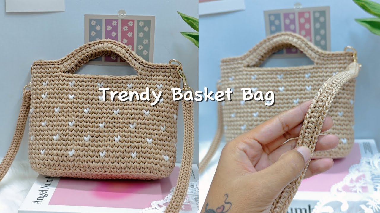 Trendy Basket Bag Tutorial|Cozy Craft | Step By Step 