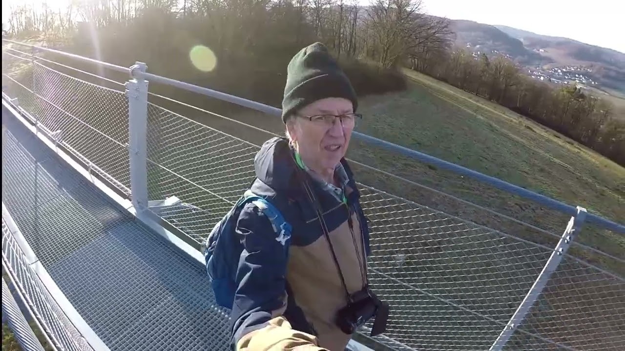 Spaziergang in Rotenburg an der Fulda zur Hängebrücke
