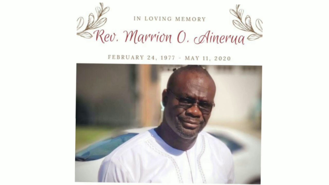 Tribute to our precious bro Marrion Ainerua by Emmanuel&Grace Tshimoa,  and Sharon Lukumuena