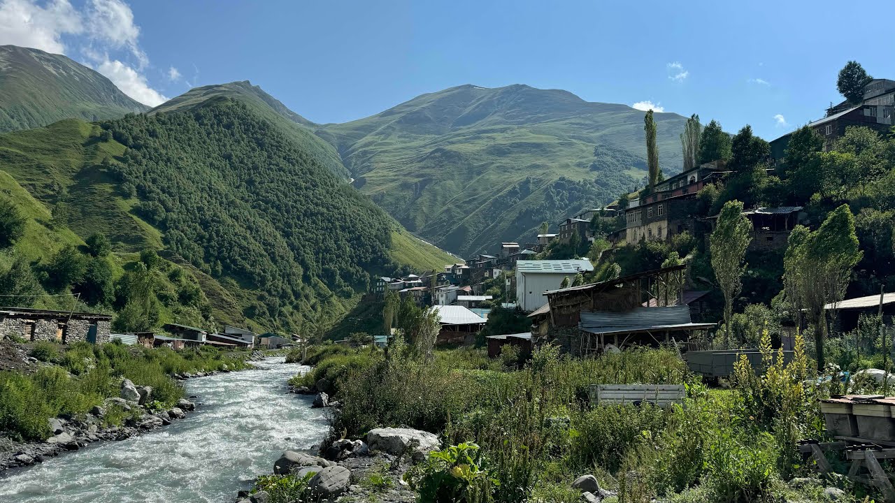 Высокогорное село в Дагестане путешествие без денег Тляратинский район аварцы