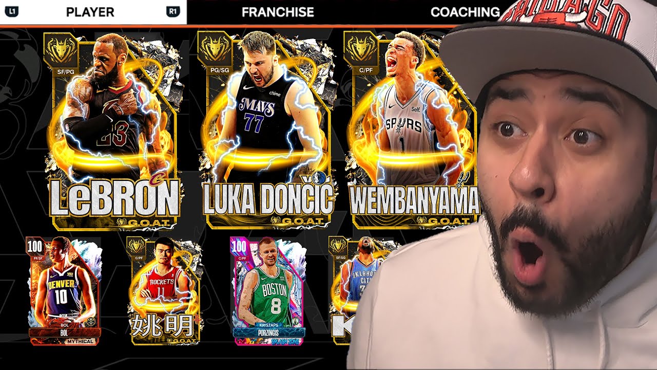 We Pulled Multiple GOAT Cards to Build the New Best Team Possible in NBA 2K24 MyTeam