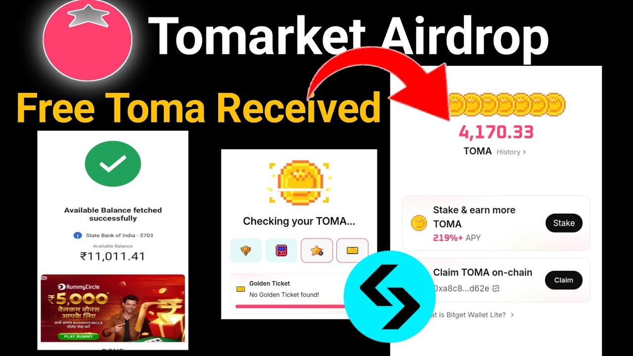 TOMARKET TOKEN RECEIVED ☑️//#TOMARKET@TOMARKET
