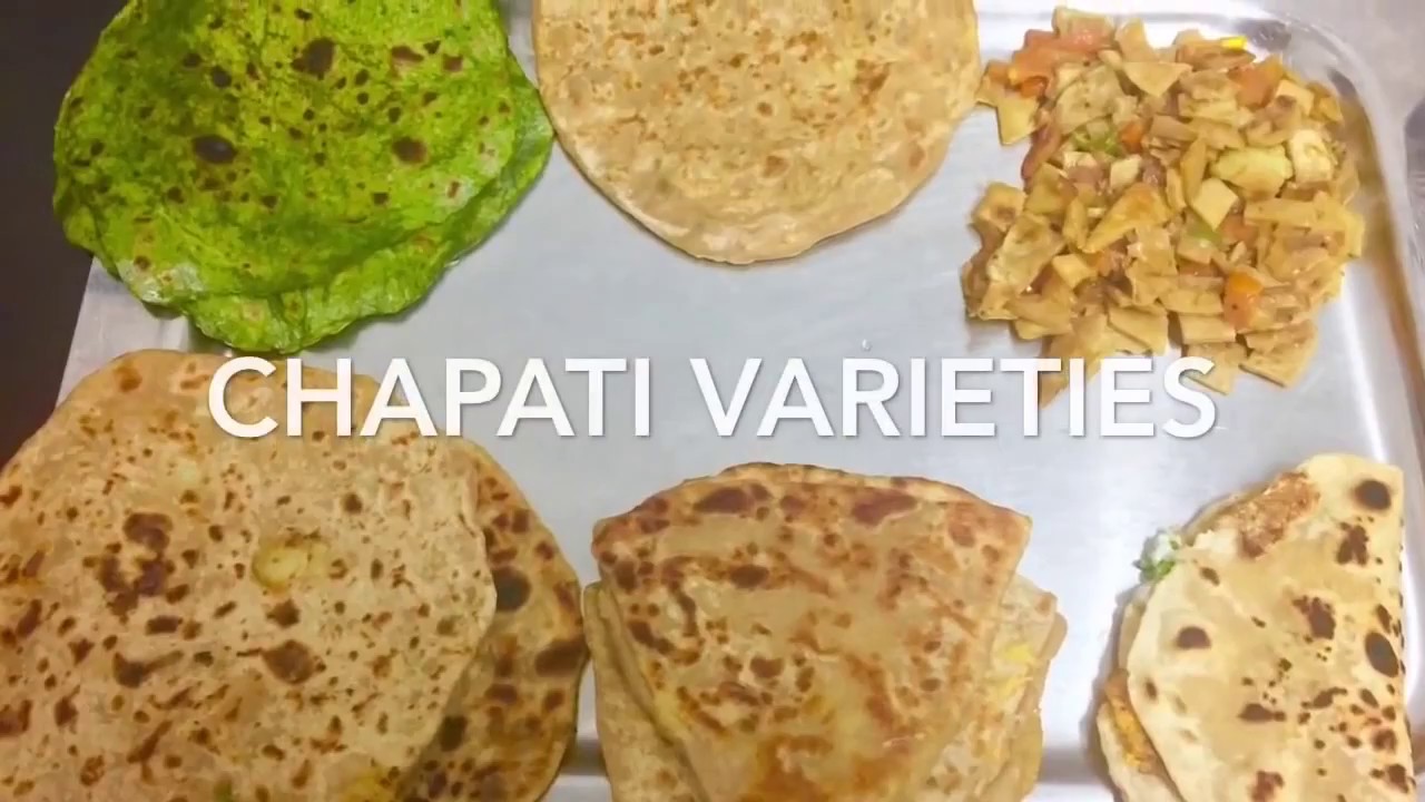 CHAPATI VARIETIES(ONION,POTATO,SPINAT,CHEESE,EGG, MASALA CHAPATHI)