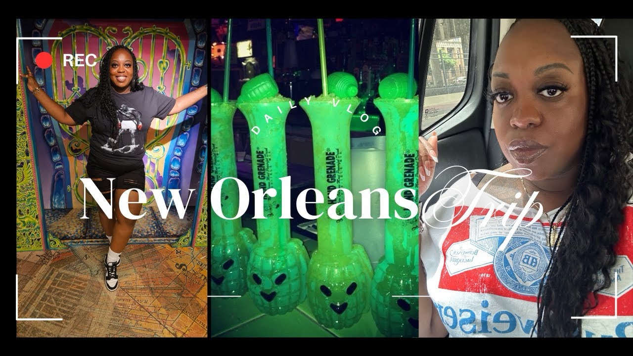 New Orleans Trip |  Bourbon Street | Travel Vlog | Good food