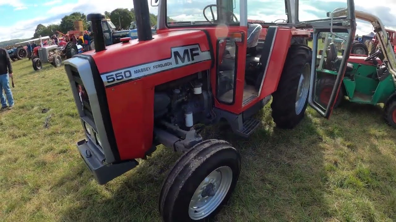1977 Massey Ferguson 550 2.5 Litre 3-Cyl Diesel Tractor (47 HP) Southwell Ploughing Match 2024