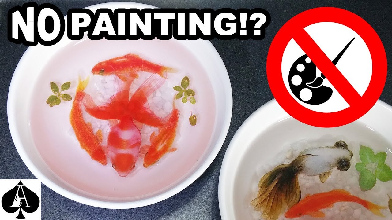 How to Use 3D Fish in Resin Stickers - No Painting Skills Required!