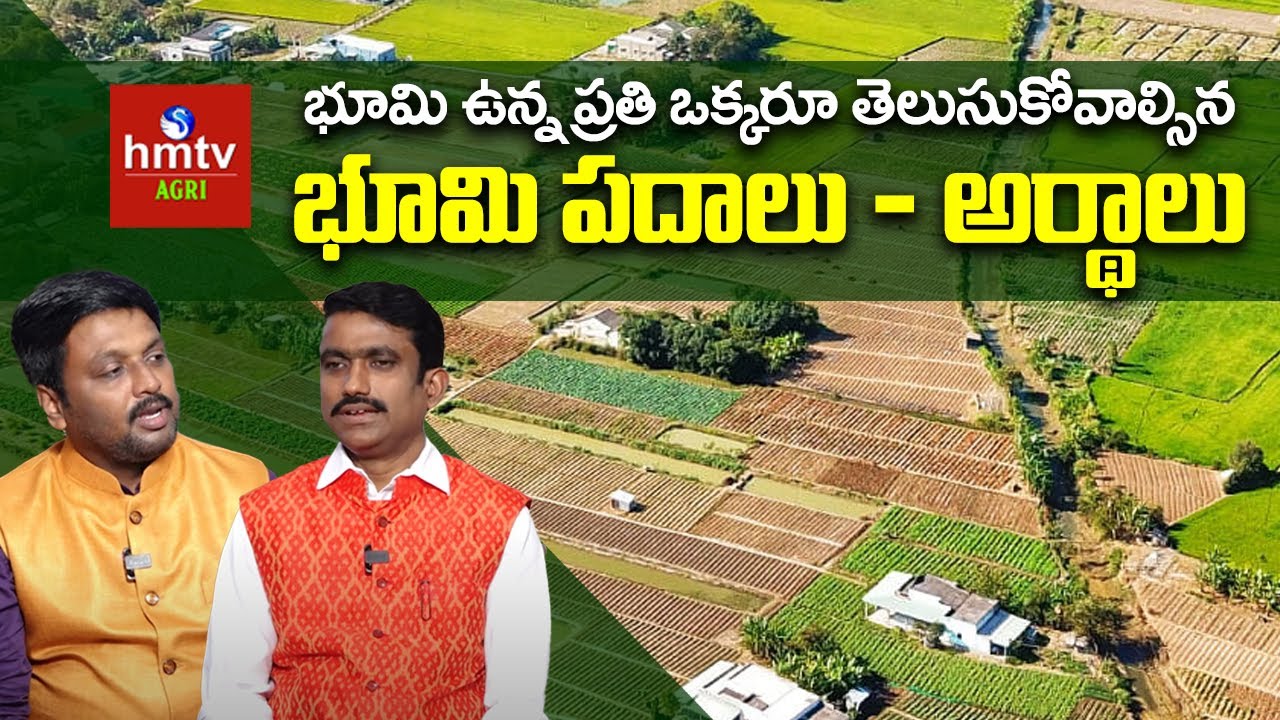 Land Terminology: భూమి పదాలు - అర్థాలు |భూమి ఉన్న ప్రతి ఒక్కరూ తెలుసుకోవాలి |Sunil Kumar |hmtv Agri