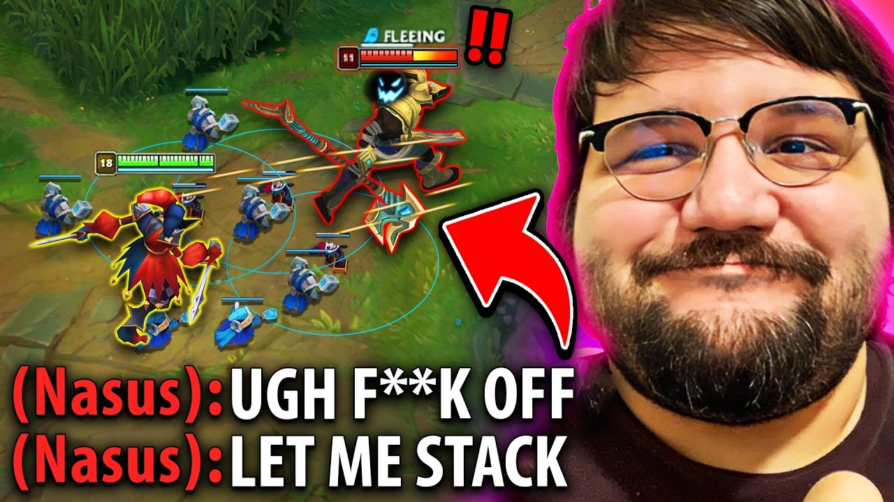I LOVE BULLYING NASUS PLAYERS WITH AP SHACO TOP! (THE PINK WARD WAY)