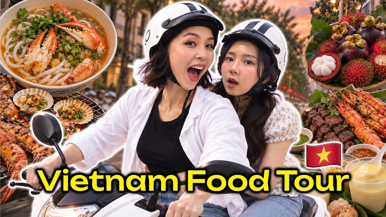 ⁠Eating our way through Saigon 🇻🇳🍜