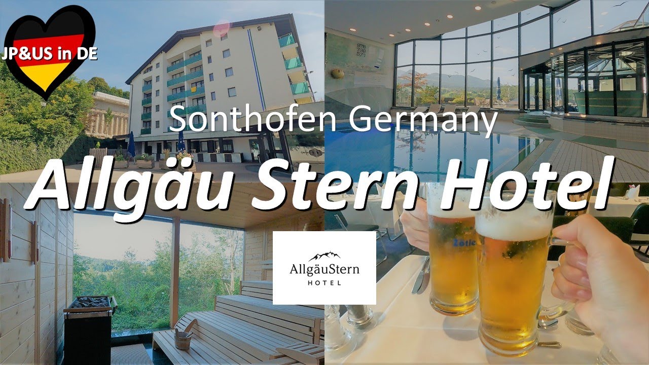 【Allgäu Stern Hotel】🇩🇪Buffet Hotel with Pool & Sauna in Sonthofen Germany / Trip Vlog