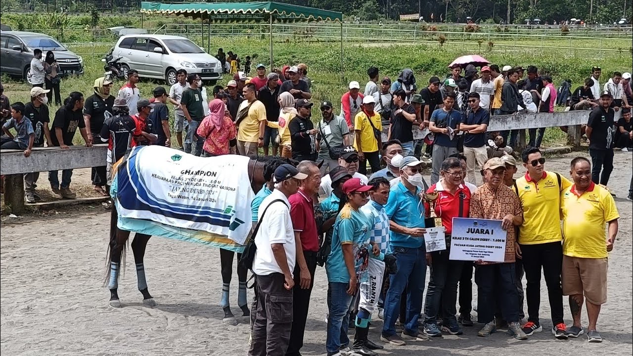 race 17 Kelas Derby hadiah 100 juta Jateng Derby 2024