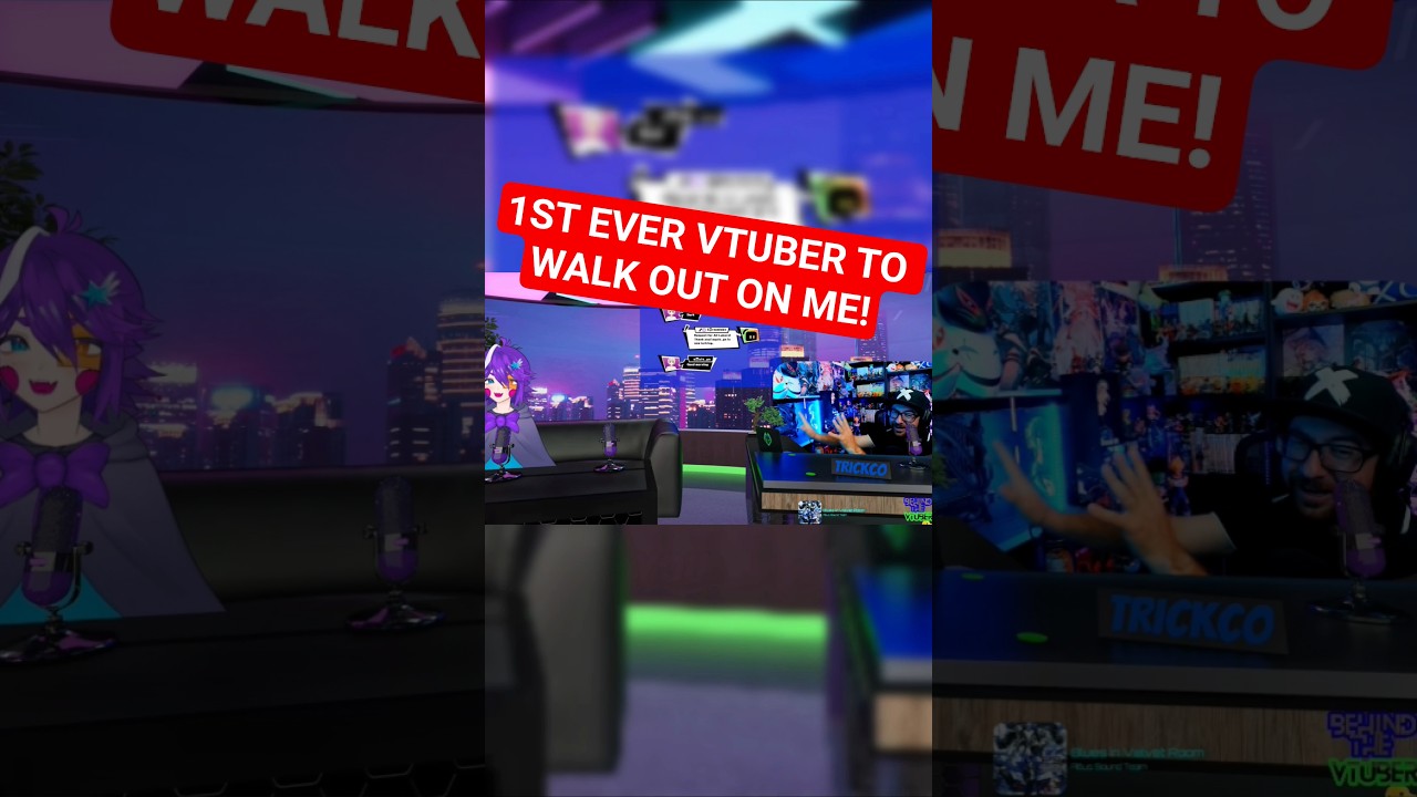 1ST EVER VTUBER TO WALK OUT ON ME! 