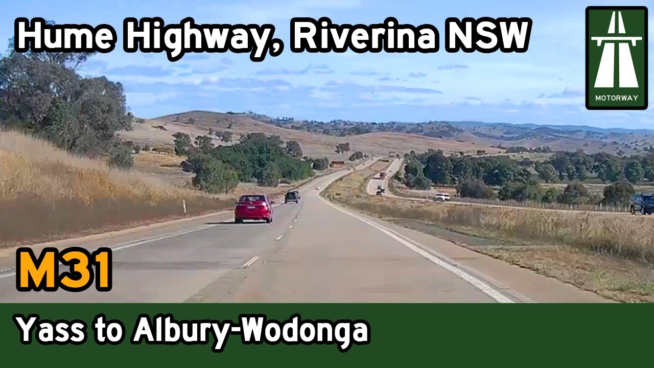 Driving from Yass to Albury-Wodonga - M31 Hume Highway, Riverina NSW [4K]