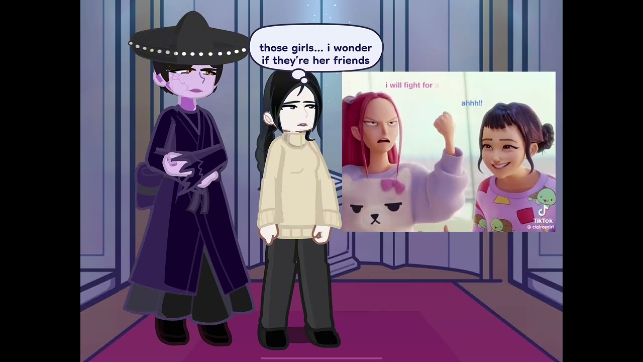 Rumi’s parents (past) react to her + future//WIP (2x speed)Kpop demon hunters