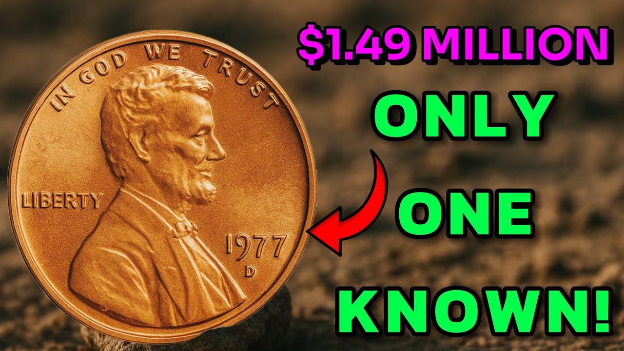 1977 D Lincoln Penny Worth Big Money Rare Errors & High Value in Uncirculated Condition