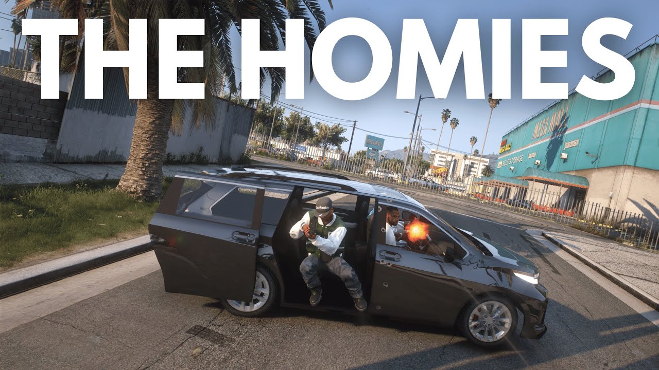 MOD DE GUERRA DE GANGUES PARA GTA 5! The Homies