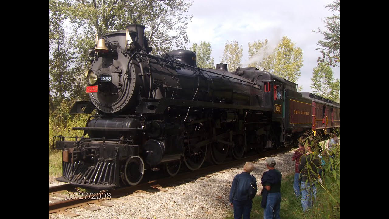 Ohio Central Railroad Steam Locomotive,  Historic Passenger Trains Cuyahoga Valley Scenic Railroad