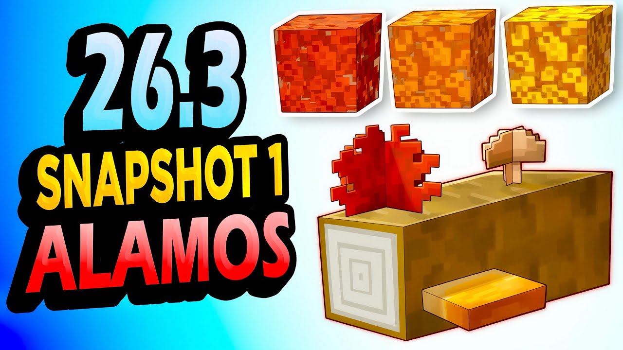 ✅ CAMPS and POPLARS 👉 26.3 Snapshot 1 Minecraft