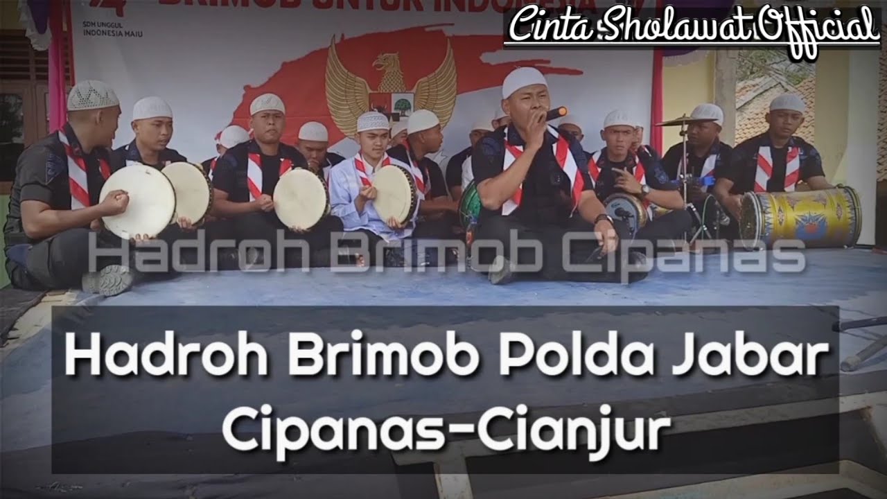 VIRAL..!! CINTA DALAM  ISTIKHOROH || HADROH BRIMOB CIPANAS JABAR