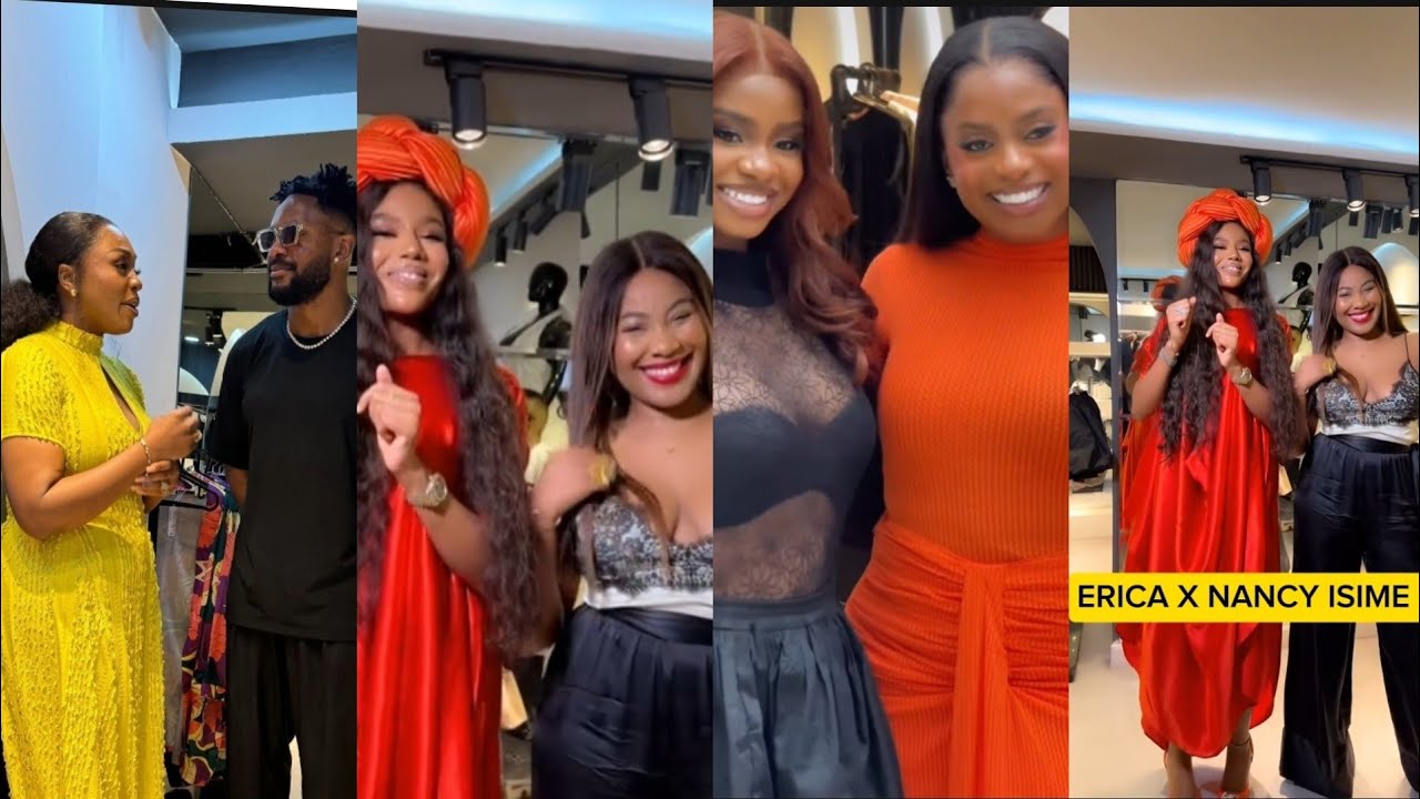 Nancy Isime,ERICA,CROSS,PRISCY OJO,OTHERS AT KIKI OSINBAJO'S CICAR LAUNCH.
