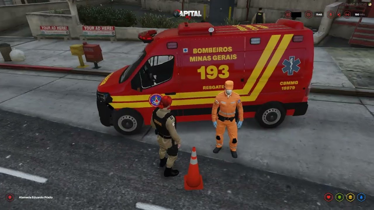 AÇÃO AMMUNATION PMMG VS ILEGAL 3X3 ➜ GTA RP CAPITAL MG