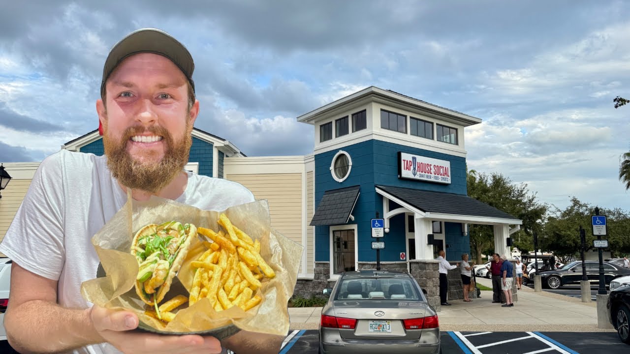 NEW Restaurant in The Villages, Florida | Opening Day at Tap House Social | Restaurant Review
