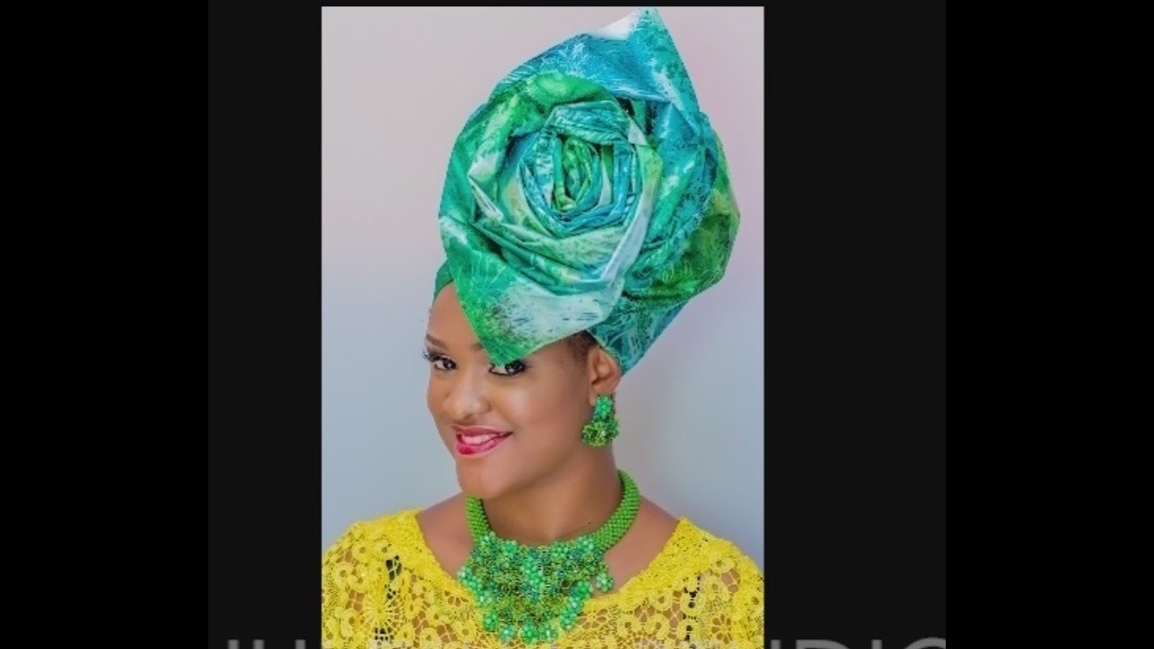 How to tie Avant garde - African Head Gear Gele Tutorial