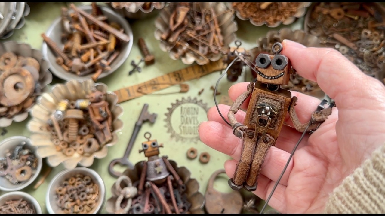 Come Rest Inside a Nostalgic Pocket-Sized World... Meet a Tiny Dollhouse Hippo... Robin Davis Studio