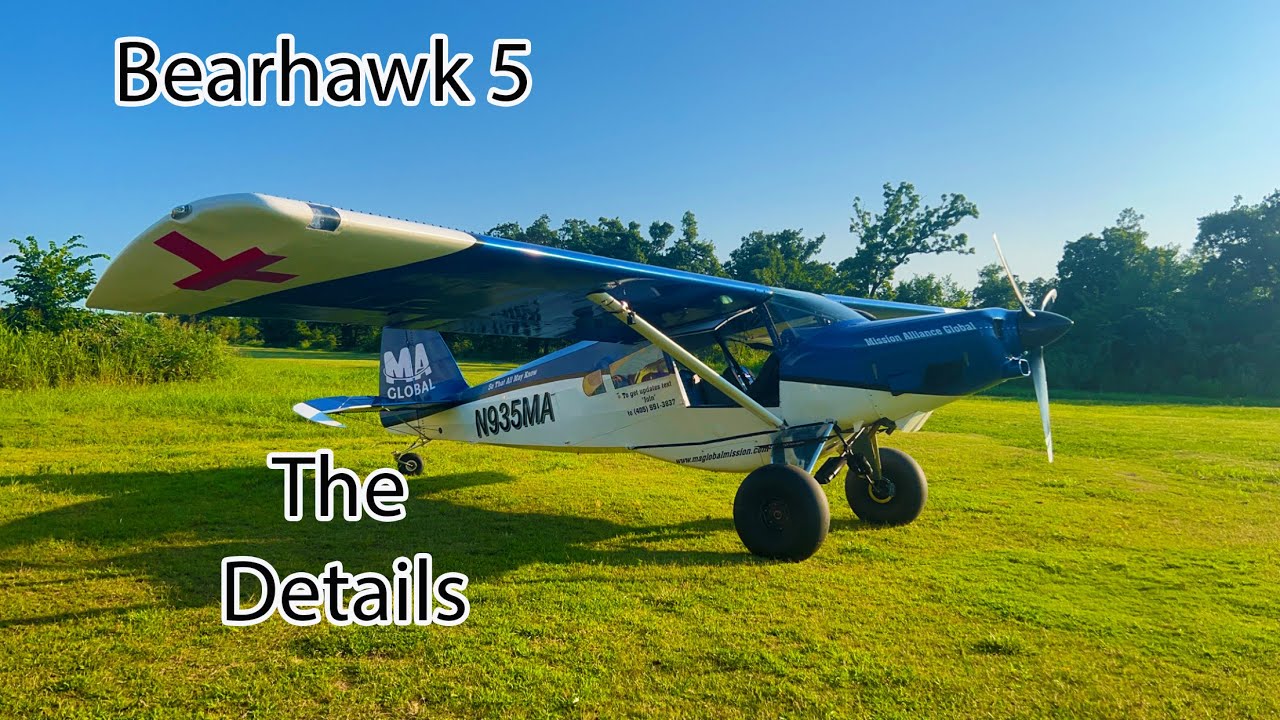 Bearhawk 5 Bush plane complete walk around Oshkosh booth 608