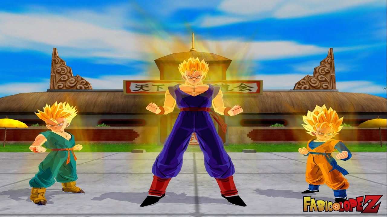 3 Comerciales Japoneses Desconocidos de Gohan Definitivo Estilo DBZ Budokai Tenkaichi 3 MOD BT3