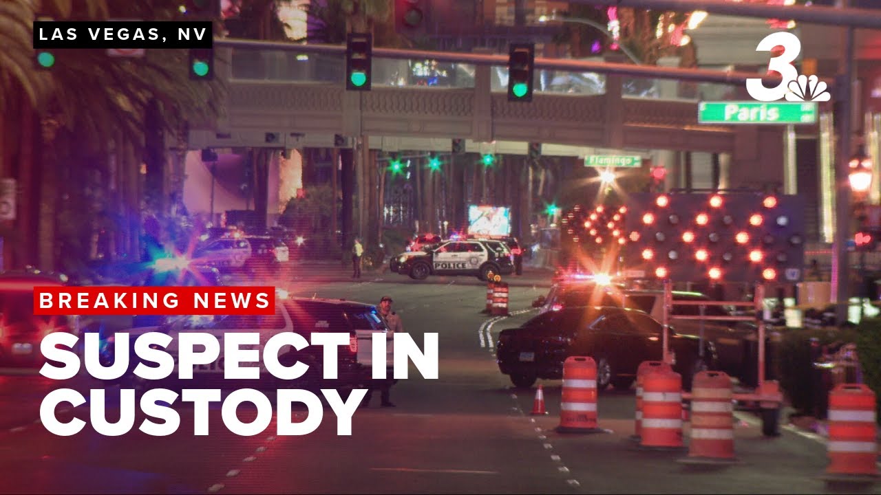 Two dead, suspect turns self in after shooting near Bellagio fountains on Las Vegas Strip