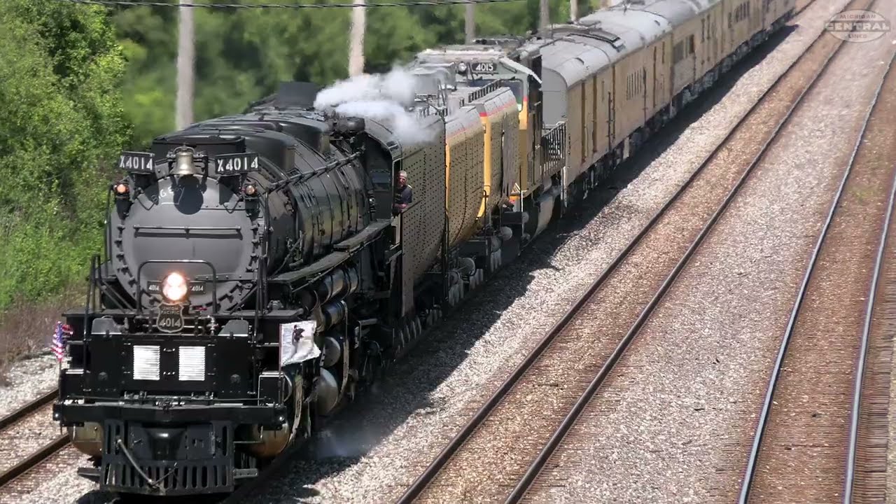 Chasing the Union Pacific Big Boy Through Chicago!