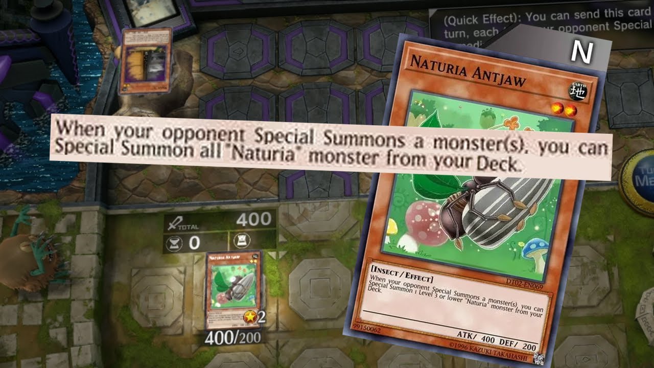 1st Turn Maxx 'C' isn't a problem for PURE NATURIA in Yugioh Master Duel