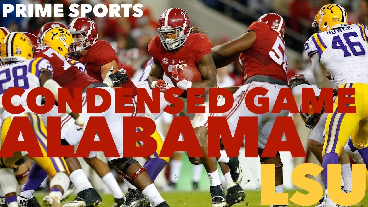 #2 LSU @ #4 Alabama (Full Condensed Game: Every Play)