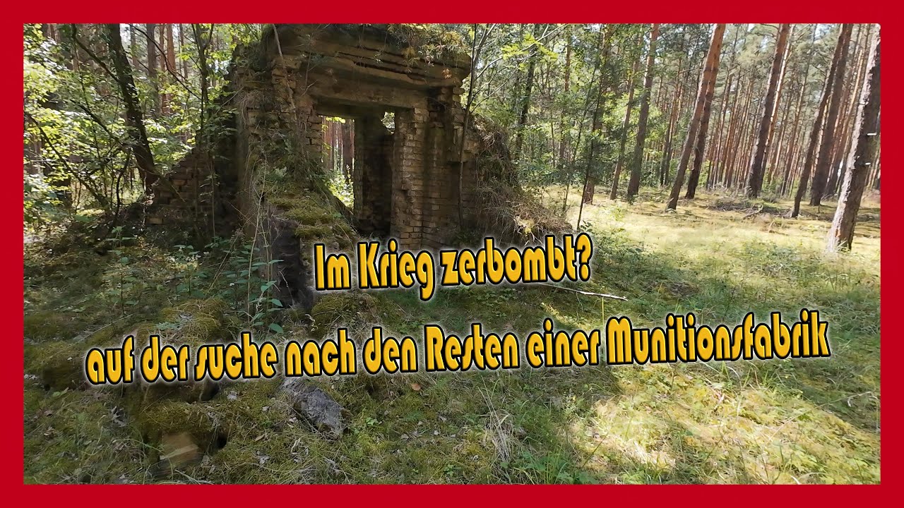 Auf der Suche nach der Munitionsfabrik #4k #urbanexploring #lostplace