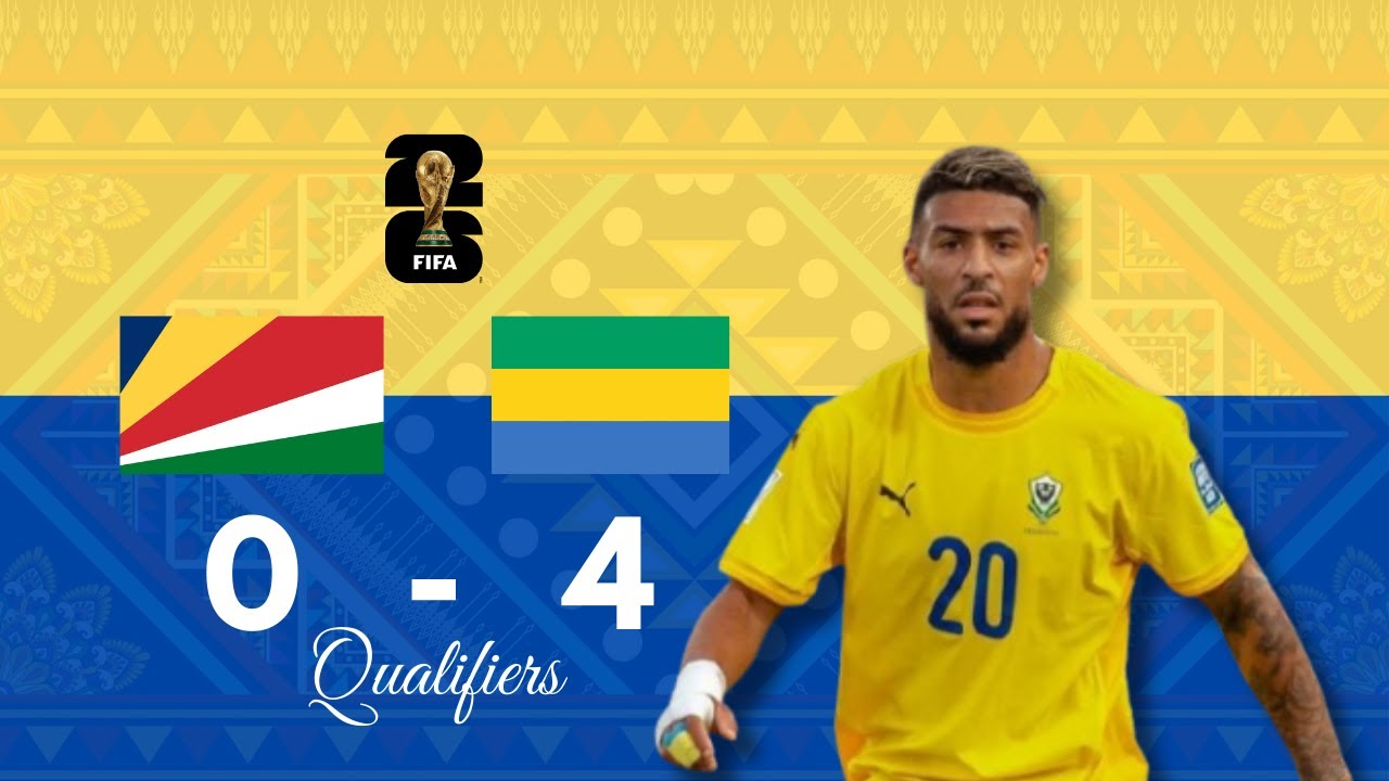 ⚽Seychelles vs Gabon 0-4 I TRIPLÉ DE BOUANGA⚽⚽⚽