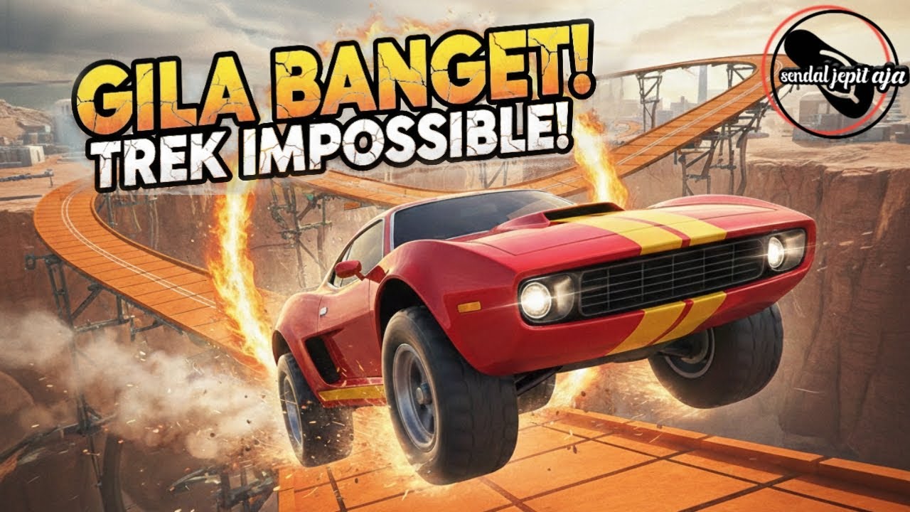 Hampir Gagal! Skill Dewa Lewatin Rintangan Gila Stunt Car Extreme Gameplay