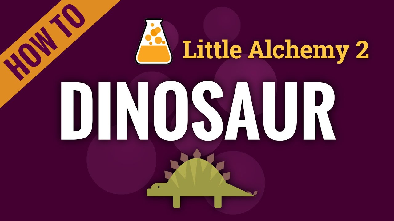 How to make a DINOSAUR in Little Alchemy 2