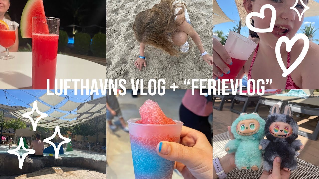Lufthavns vlog + “ferievlog”💗